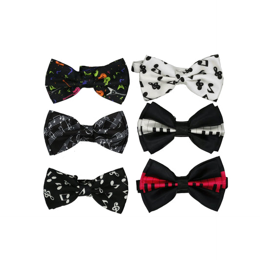 Music Symbol Bow Tie Black And White Keys