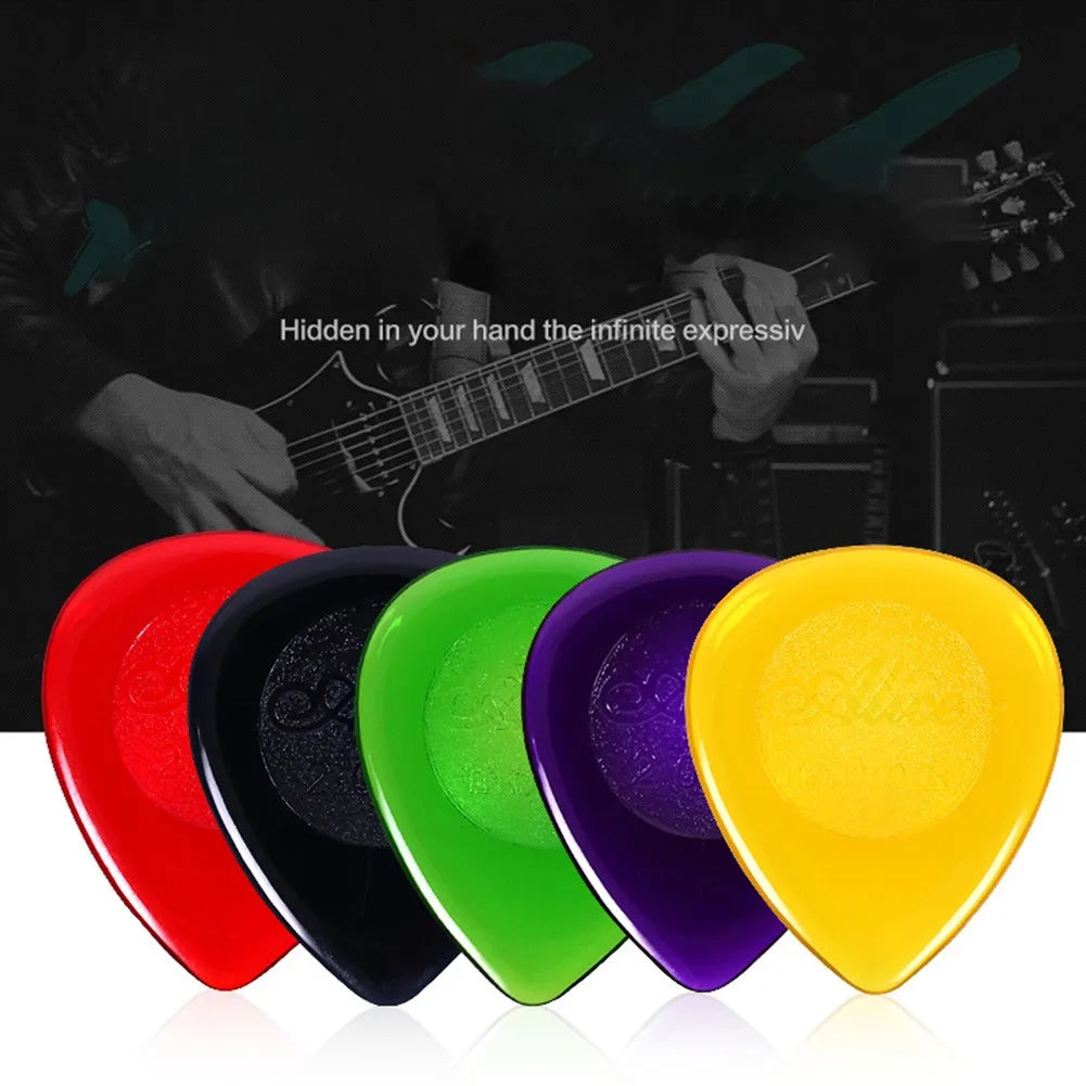 6pcs Stubby Guitar Picks Electric Bass