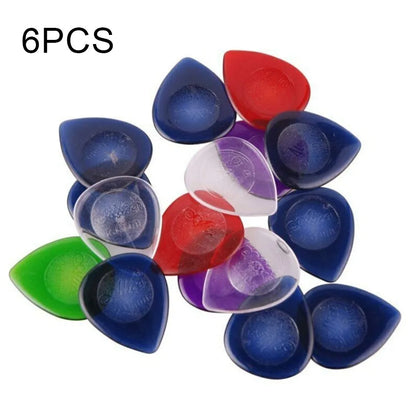 6pcs Stubby Guitar Picks Electric Bass